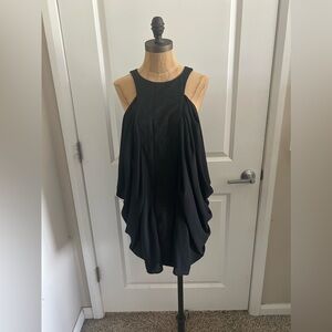 Keepsakes Chic Black Sleeveless Draped Dress